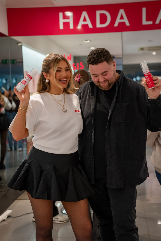 White + Red Hada Labo Exclusive T-Shirt