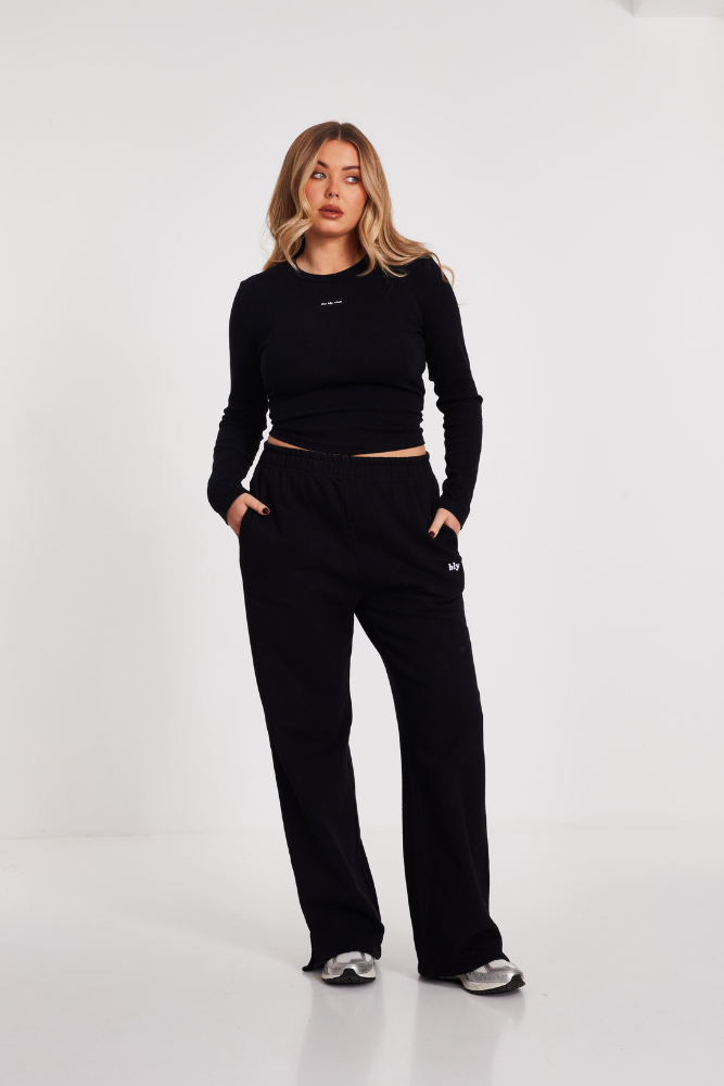 Black Bly Club Joggers