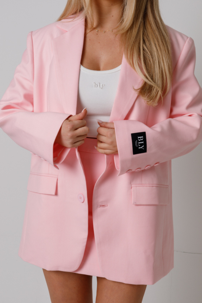 Pink Oversized Blazer