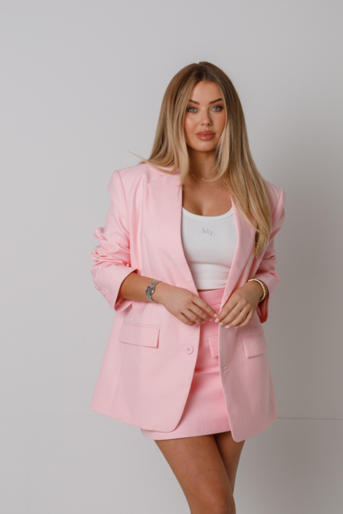 Pink Oversized Blazer