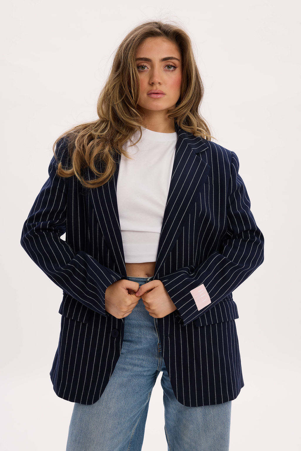 Navy Oversized Blazer