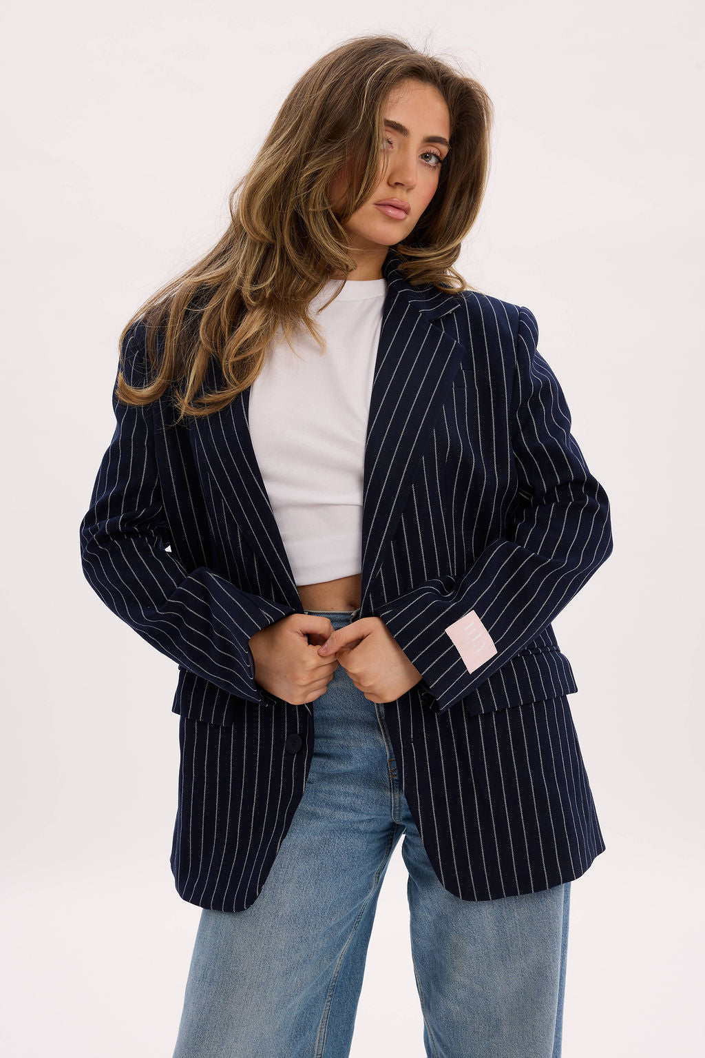Navy Oversized Blazer
