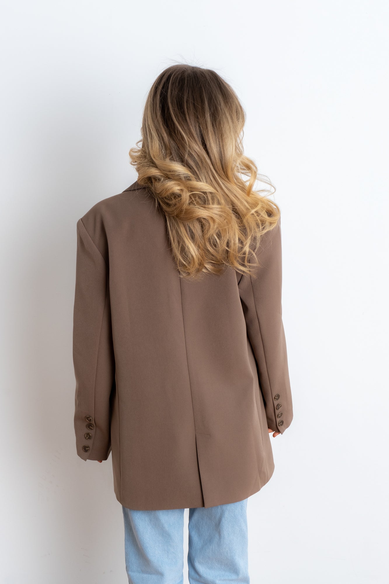 Taupe Oversized Blazer